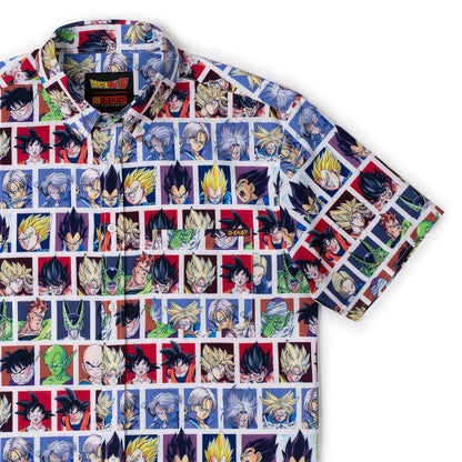 Dragon Ball Z "Heroes and Enemies" Button-Up Shirt
