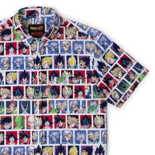 Dragon Ball Z "Heroes and Enemies" Button-Up Shirt