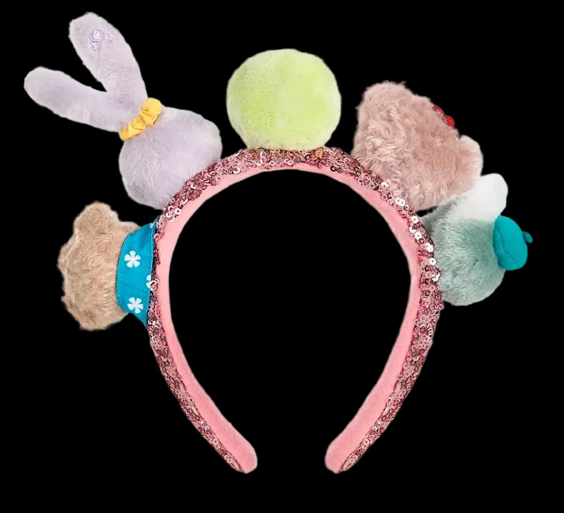 Aulani Duffy & Friends Sequin Plush Ear Headband