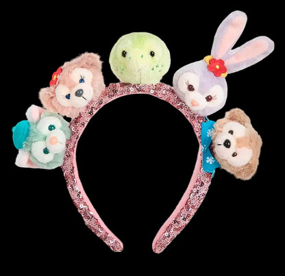 Aulani Duffy & Friends Sequin Plush Ear Headband