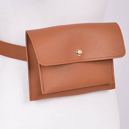 Plain Fanny Pack: Burgundy