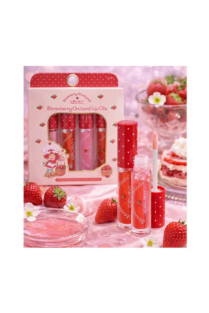 Strawberry Shortcake 4-Piece Lip Oil Set