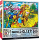 Stained Glass - Wizard of Oz 500 Piece Jigsaw Puzzle