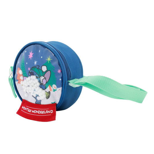Stitch Snowglobe Winter Wonderland 5.5" Crossbody Bag