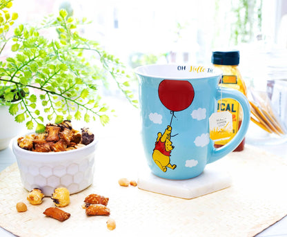 Winnie the Pooh Balloon Float 16oz Wide Rim Mug
