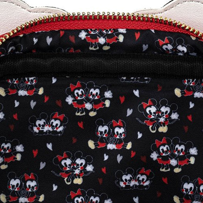 Mickey Mouse Heart Hands Crossbody Purse