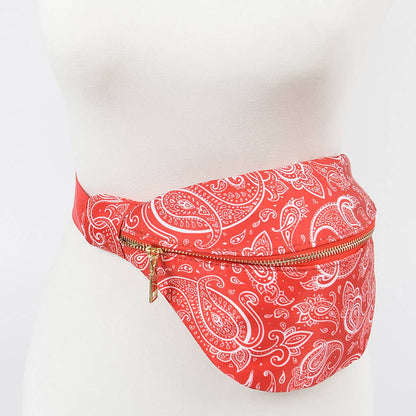 Bandana Fanny Pack: Black