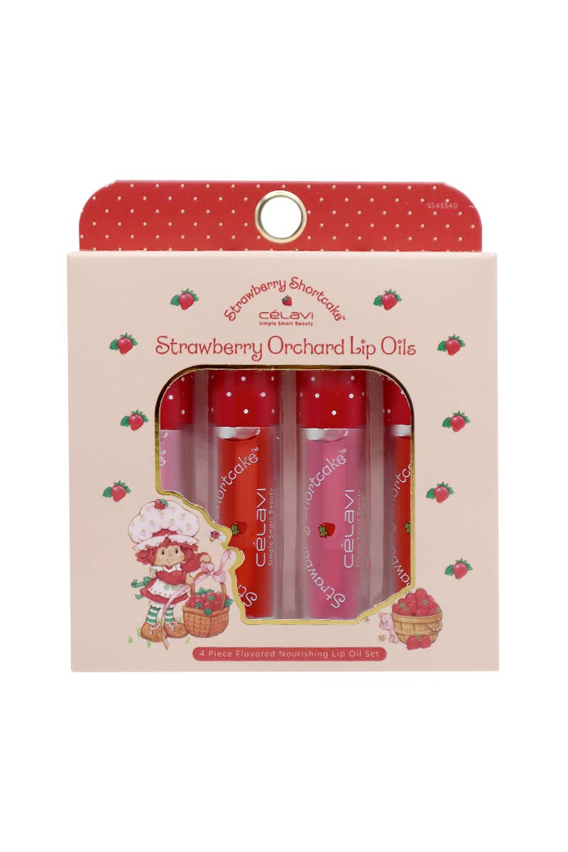 Strawberry Shortcake 4-Piece Lip Oil Set