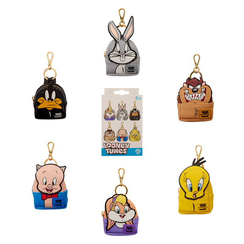 Looney Tunes Mystery Mini Backpack Keychain Bag Charm Loungefly Warner Bros.