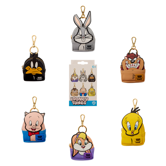Looney Tunes Mystery Mini Backpack Keychain Bag Charm Loungefly Warner Bros.
