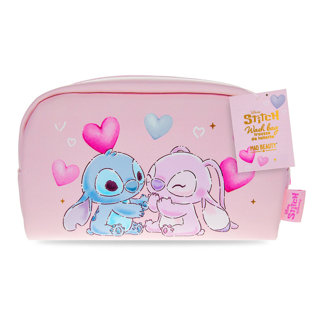 Mad Beauty Disney Stitch & Angel I Heart Stitch Cosmetics Wash Bag