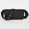 Embossed Micro Suede Shoulder Bag: Black