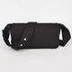 Embossed Micro Suede Shoulder Bag: Black