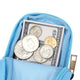 Aladdin Genie Blue 5" Coin Pouch Wristlet Wallet