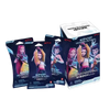 KAYOU KPop Demon Hunters cards and packaging with Netflix branding on a yellow background