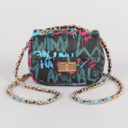 Multi Fonts Gradient Clutch: Camel