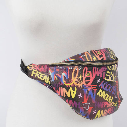Graffiti Fanny Pack: Multicolor