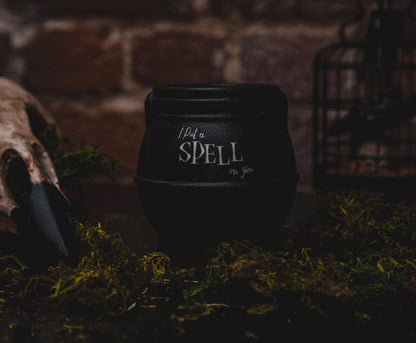 Hocus Pocus Spell On You Ceramic Cauldron Candle