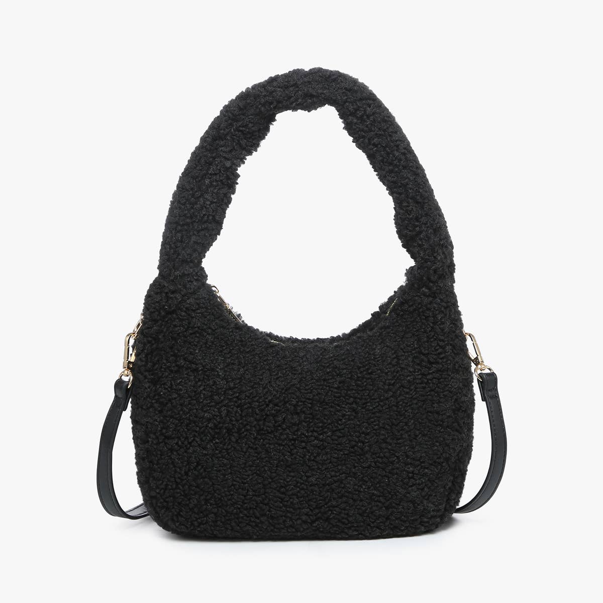 Gabrielle Sherpa Shoulder Bag w/ Strap | M2359 : Grey