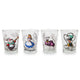 Alice in Wonderland 4 Piece 1.5oz Mini Glass Set