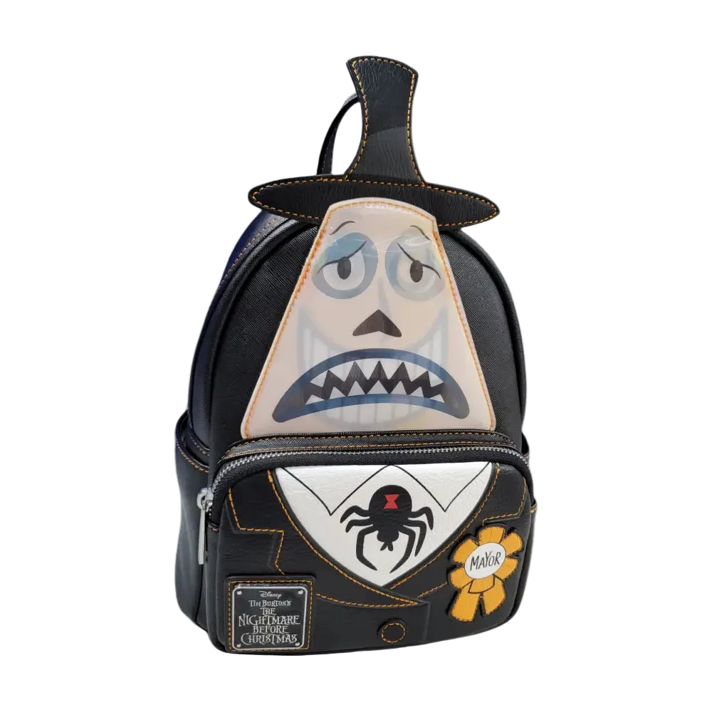 Nightmare Before Christmas Mayor Lenticular Cosplay Mini Backpack Exclusive Loungefly Disney