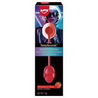 Amos Tasty Sounds Hip Hop Strawberry Lollipop - 0.42oz (12g)