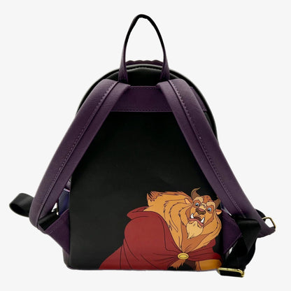 Loungefly Beauty and the Beast Belle Enchanted Rose Mini Backpack