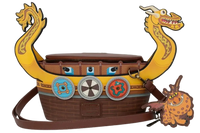How to Train Your Dragon Viking Ship Crossbody Bag with Gronckle Coin Purse Loungefly DreamWorks