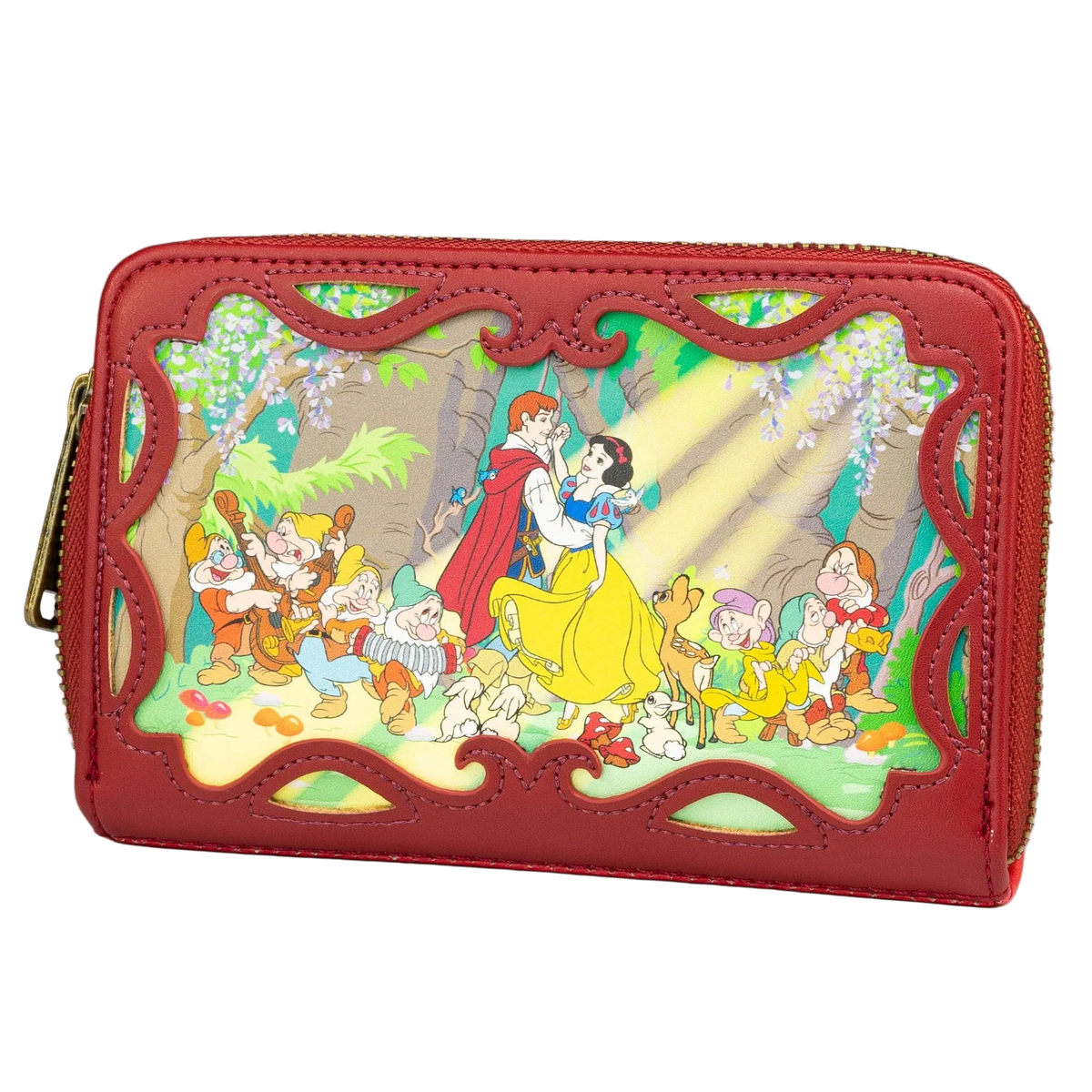 Snow White and the Seven Dwarfs Die Cut Window Purse Loungefly Disney