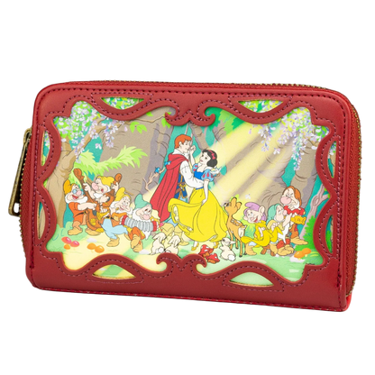 Snow White and the Seven Dwarfs Die Cut Window Purse Loungefly Disney