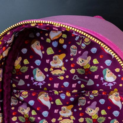 Snow White and the Seven Dwarfs Mine Cart Mini Backpack Loungefly