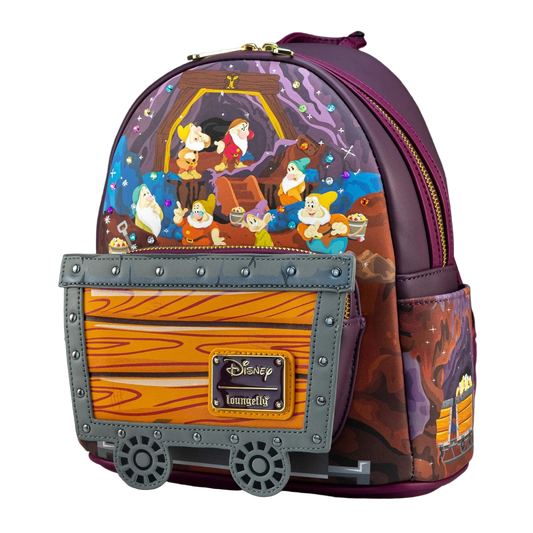 Snow White and the Seven Dwarfs Mine Cart Mini Backpack