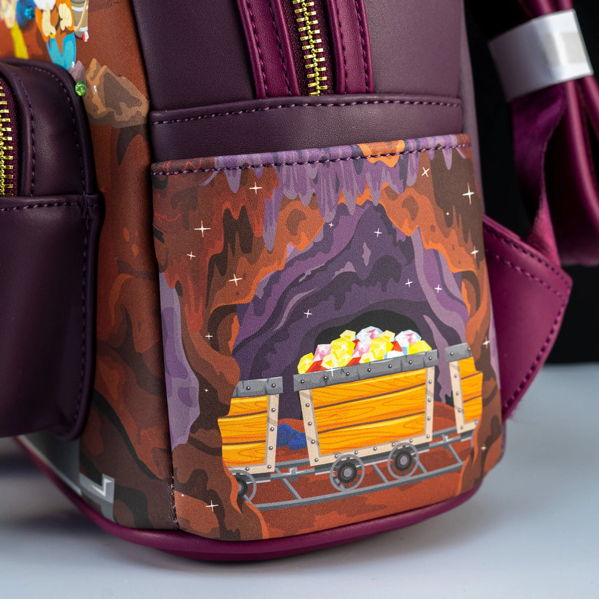 Snow White and the Seven Dwarfs Mine Cart Mini Backpack Loungefly