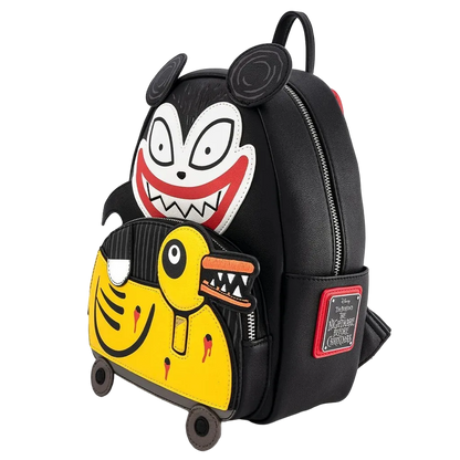 The Nightmare Before Christmas Scary Teddy & Undead Duck Mini Backpack Loungefly Disney