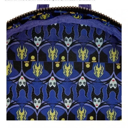 Exclusive Loungefly Maleficent Dragon Lenticular Glow Mini Backpack
