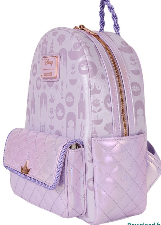 Princess Iridescent All-Over Print Mini Backpack - alternate view 2