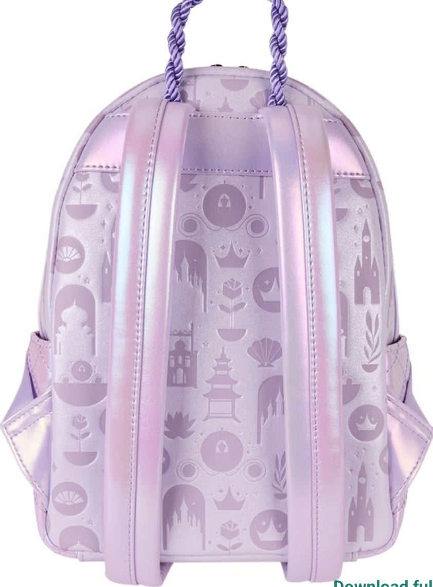 Disney Princess Iridescent All-Over Print Mini Backpack