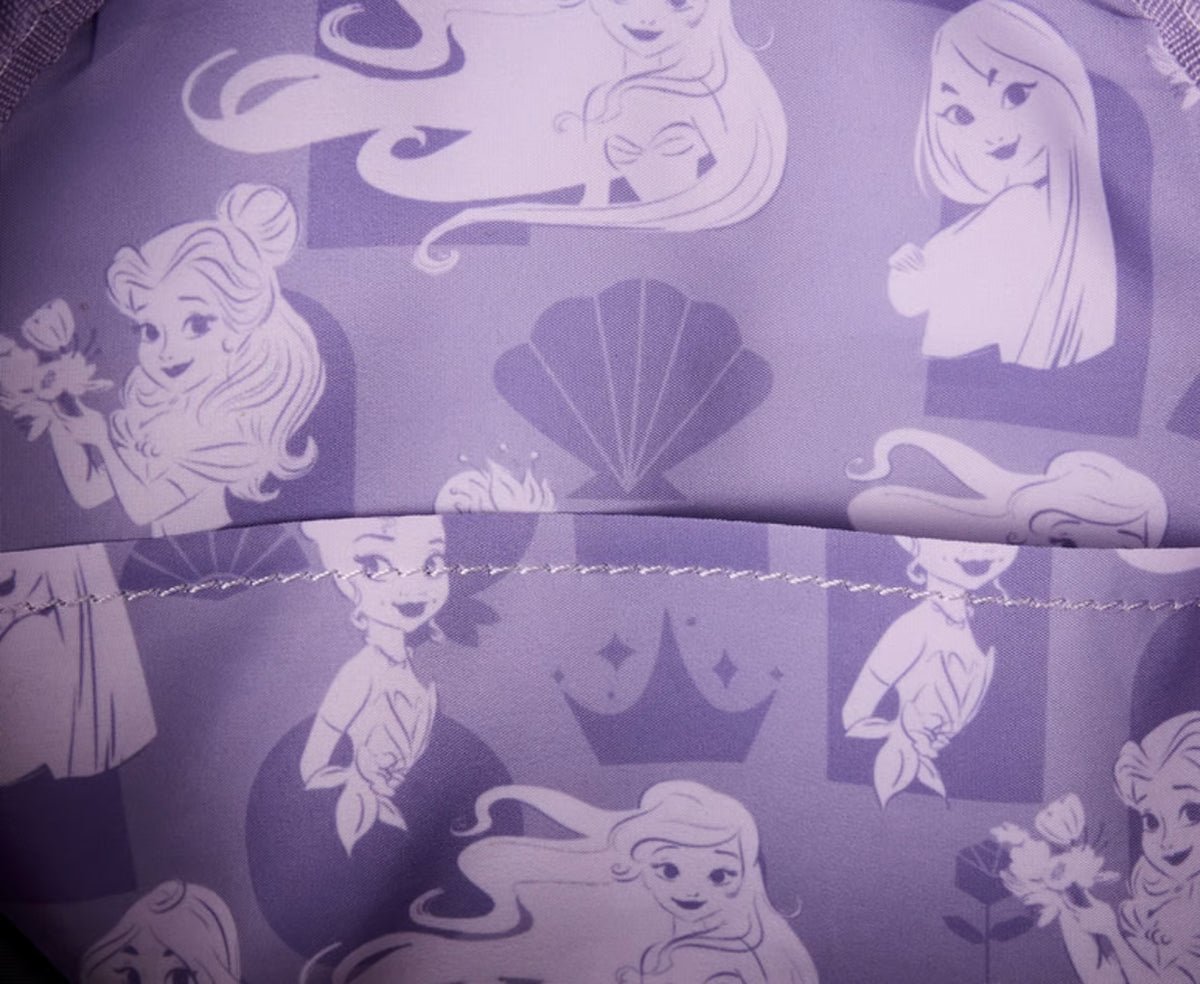 Disney Princess Iridescent All-Over Print Mini Backpack
