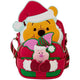 Loungefly Disney Winnie the Pooh Santa Winnie and Piglet Crossbuddies Crossbody Bag with Coin Bag