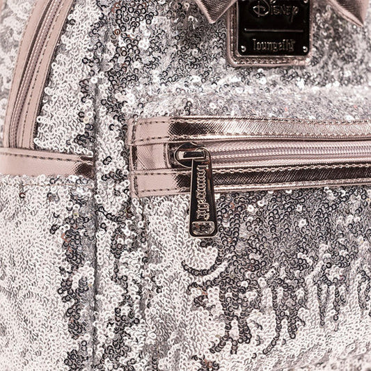 Minnie Mouse Silver Sequin Mini Backpack - alternate view 2