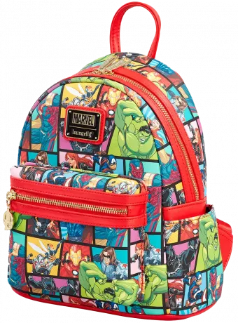 Marvel Heroes All Over Print Mini Backpack
