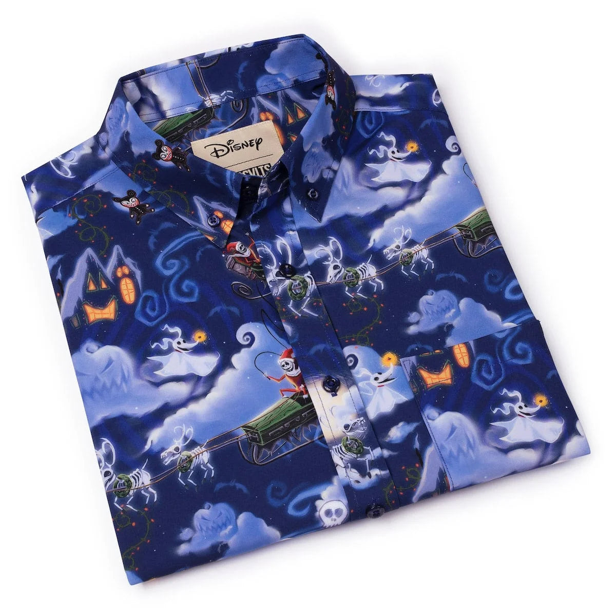 The Nightmare Before Christmas "Here Comes Sandy Claws" Button-Up Shirt