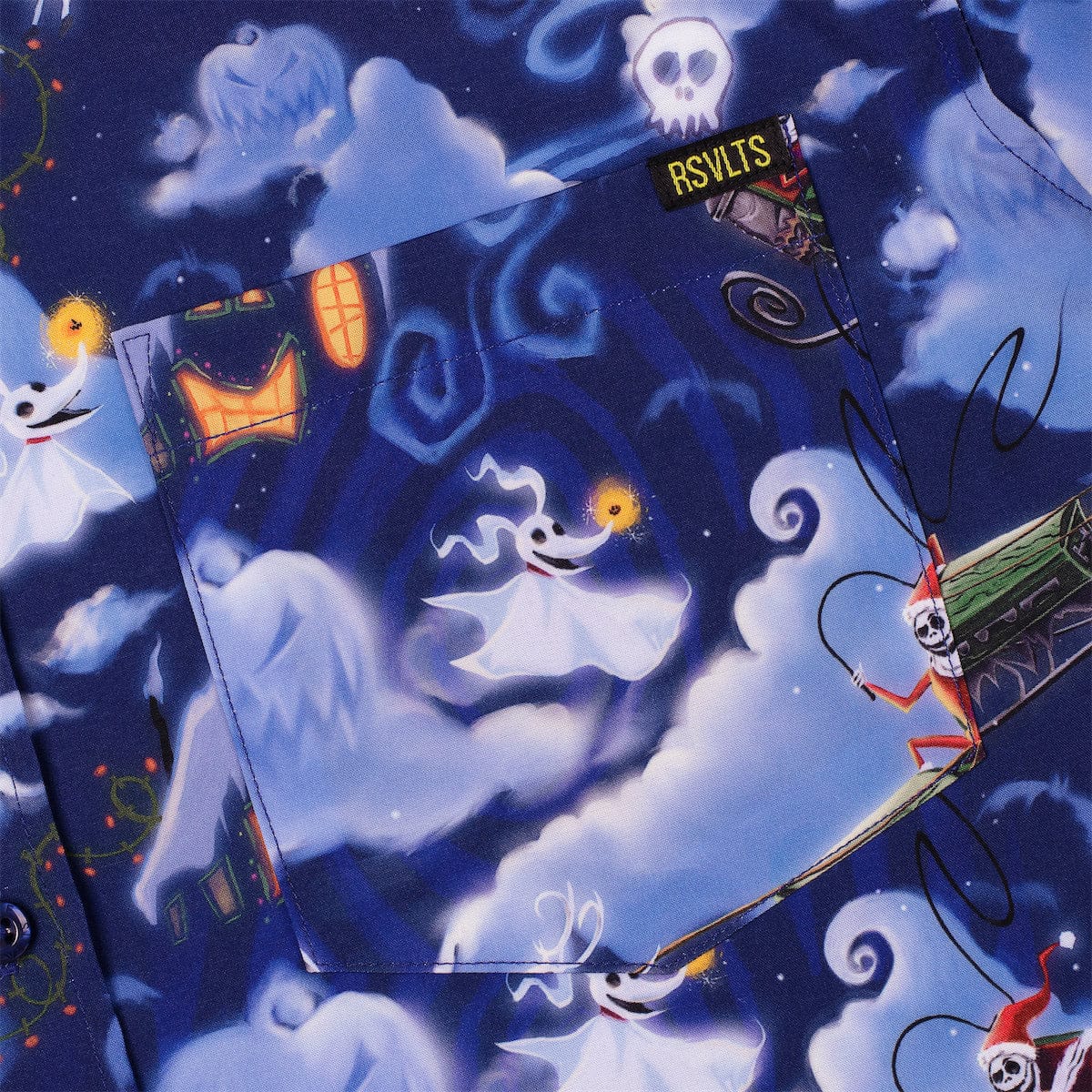 The Nightmare Before Christmas "Here Comes Sandy Claws" Button-Up Shirt