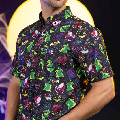 The Nightmare Before Christmas "Oogie Boogie Always Wins" Button-Up Shirt