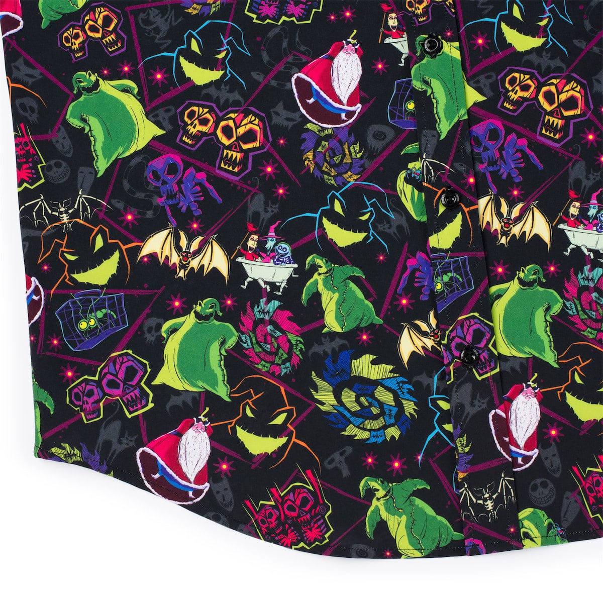 The Nightmare Before Christmas "Oogie Boogie Always Wins" Button-Up Shirt