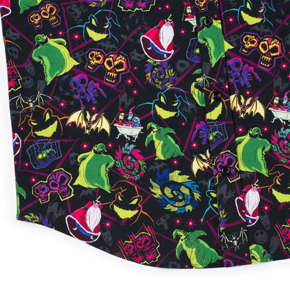 The Nightmare Before Christmas "Oogie Boogie Always Wins" Button-Up Shirt
