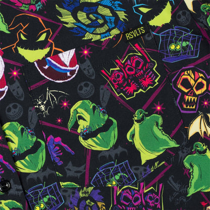 The Nightmare Before Christmas "Oogie Boogie Always Wins" Button-Up Shirt