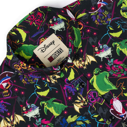 The Nightmare Before Christmas "Oogie Boogie Always Wins" Button-Up Shirt
