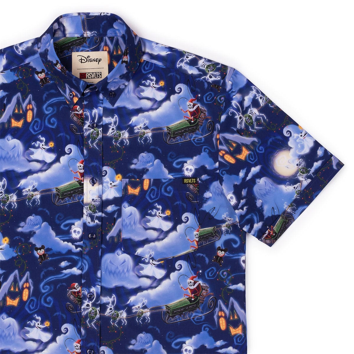The Nightmare Before Christmas "Here Comes Sandy Claws" Button-Up Shirt