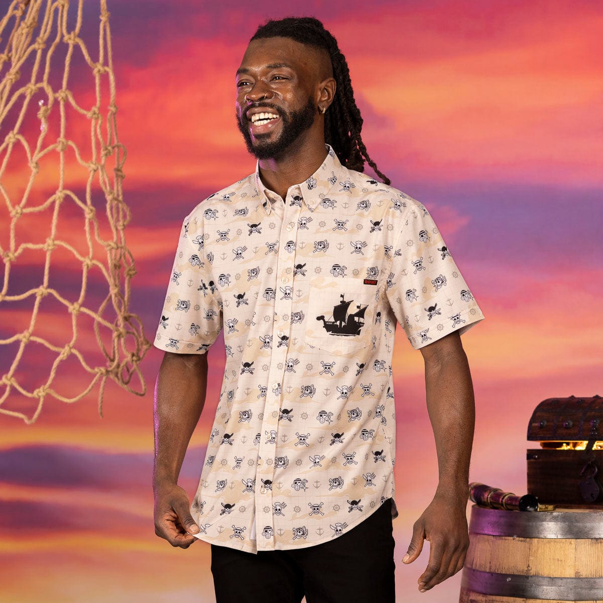 One Piece "From the East Blue" Button-Up Shirt - alternate view 2